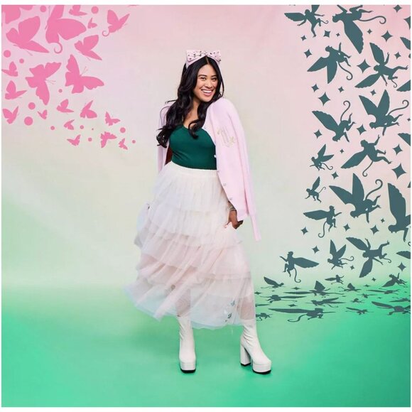 Wicked A Collection From Paul Tazewell glinda Layered Tulle blush Maxi Skirt XS - Picture 2 of 8